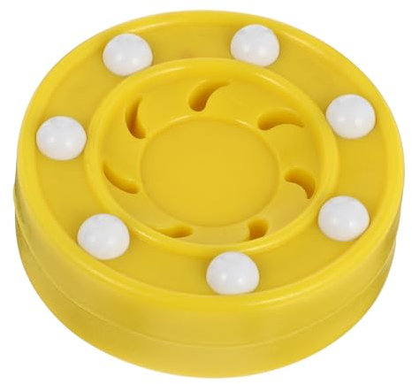 Milisten 1stk Rollschuhlaufen Straßenhockeyball Streethockeybälle Universelles Rollhockey Inline Roller Puck Spiel Hockeypuck· Bling Zubehör Frau Fräulein Pp Spielzeugball