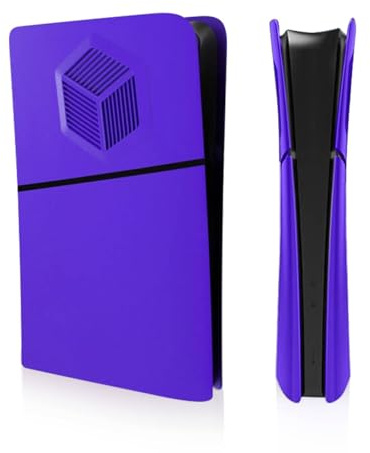 XinGeeek Cubierta frontal para PS5 Slim Digital Edition Placas frontales con rejillas de ventilación de refrigeración, cubierta dura a prueba de golpes, antiarañazos, a prueba de polvo, funda