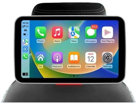 MZZYG Lecteur DVD de Voiture Écran D'appui-tête De Voiture 4G Écran De Télévision for Siège Arrière CarPlay/Auto WiFi Lecteur Vidéo en Ligne(1Unit (4G Version))