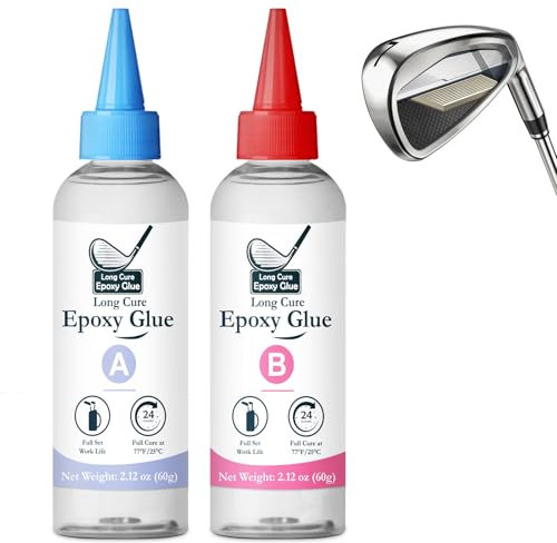 INNOVAYOU Pego Epoxi Lento 4.23oz 2 Componentes Alta Resistencia Para Palos, Cabezas, Putters y Hierros de Golf