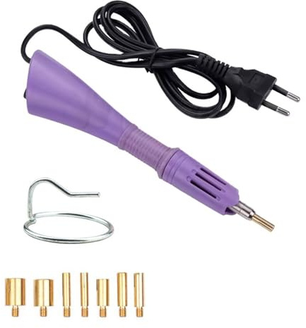 Hot Fix Applikator, Strass Applikator Werkzeug, Hot Fix Strassstein Applikator, Hot Fixed Edelstein Handwerk Applicator, Strasssteine Applikator Set, mit 7 Applikatorspitzen, für DIY Kleidung Schuhe | Hot Fix Strassstein Applikator, Hot Fixed Edelstein Handwerk Applicator, Strasssteine Applikator Set, für DIY Kleidung Schuhe