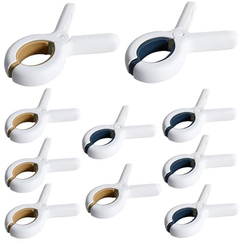 Sunbed Towel Clips - 10 Pack Windproof Non-Slip Beach Accessories,Towel Pegs for Sun Loungers,Hanging Clips for Cruise Laundry Pool Chairs Pool Chairs Garden Clothes Pin Quilt Drying Washing Line