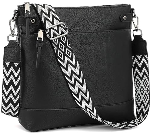 TANTOMI Umhängetasche Damen, Handtasche Damen Mittelgroß Schultertasche Tasche Damen PU Leder Mittelgroß mit 6 Kartenfächern