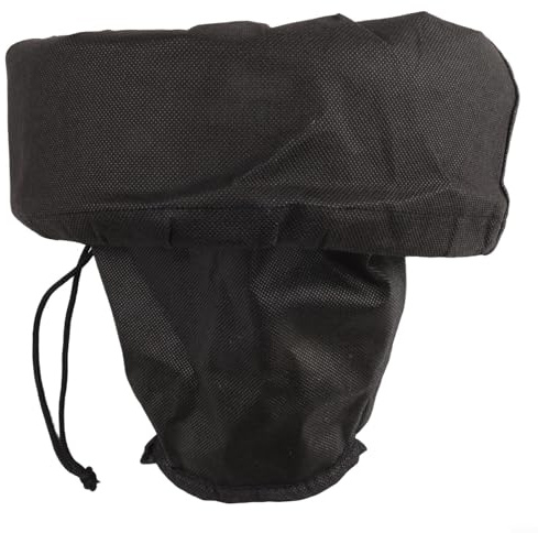 Besttoolifes Panier flottant pour plantes aquatiques, bac à eau, conteneur de jardin avec fond en maille en tissu non tissé, noir, 25 cm de diamètre