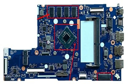 Placa Base NB8609_PCB_MB_V5 for portátil A315-34 215-31 N19H1 con CPU N4000/N4100/N4120 de 4 GB(CPU N4000 N4020)