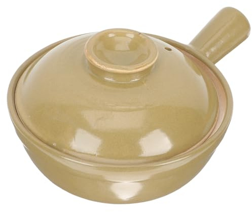 VALICLUD Olla De Barro China Multifuncional 0,5l Cazuela De Barro Tradicional Cocina Casera Para Sopa y Arroz Utensilio Doméstico