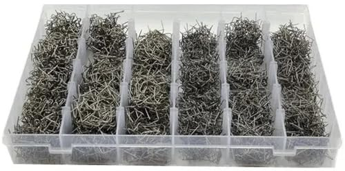 pistola de soldagem de plástico 3000 grapas calientes para soldador de plástico, máquina de reparación de plástico automotriz, alambre de soldadura(3000PCs)