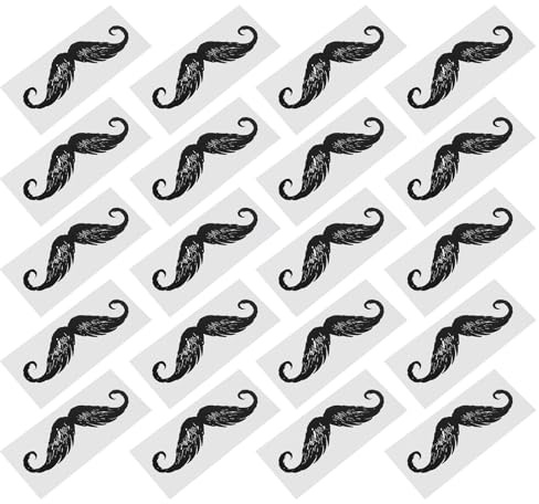 ABOOFAN 20 pièces Autocollants Cire Épilation Nez Protections Visage pour Retrait Poils Nasaux Stickers Coiffure Barbe Anti-cire Accessoires Sûrs Peau Délicate