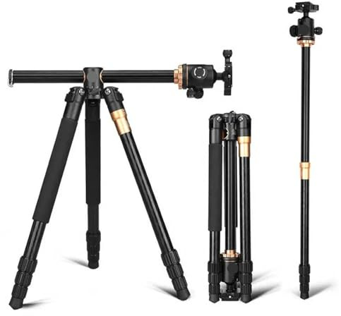 Compatible avec Les appareils Photo Reflex numériques, trépied Monopode Extensible en Alliage d'aluminium QZSD Q999H avec Plateau à dégagement Rapide et rotule