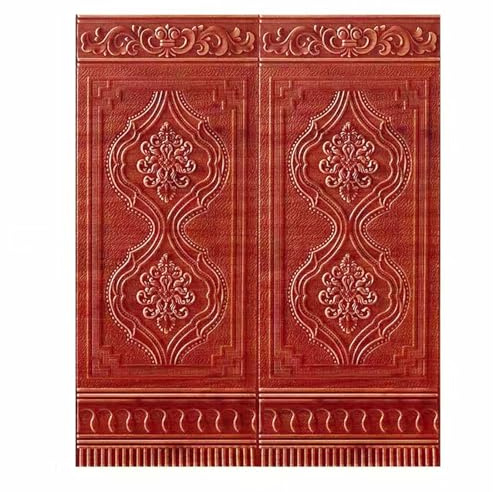 3D Väggpaneler IXPE Ljudabsorberande Väggbeklädnad 10 Stycken Hög Täckning Fri Klippning Självhäftande Vattentäta Hemma Väggplattor Självhäftande 27.6x35.4