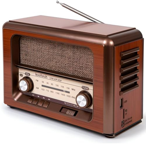 Radio Altavoz Kooltech CPR Hip Hop – 8 Bandas FM/Am/SW con Bluetooth, USB y TF
