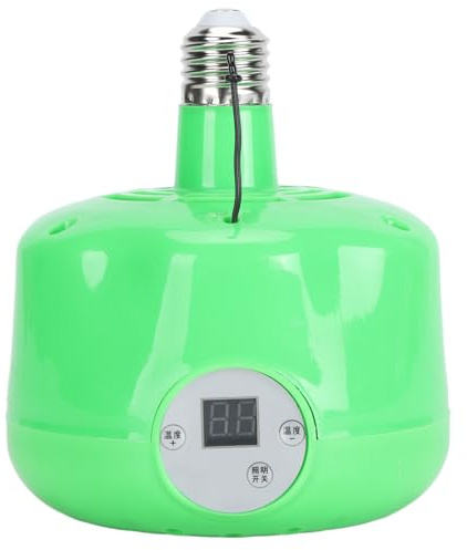 Stylebest Hühnerstallheizung, 300 W, Automatische Temperaturregelung mit Digitaler LCD-Anzeige für Küken, Enten, Reptilien, Haustierhaus, Flammhemmendes Material, 220 V