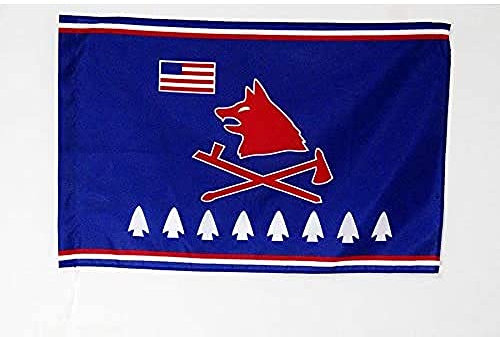 BANDIERA PAWNEE 150x90cm - BANDIERA NATIVI AMERICANI 90 x 150 cm foro per asta - AZ FLAG