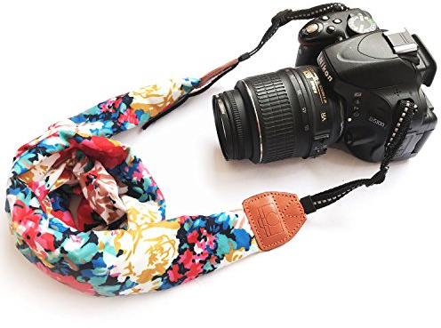 Alled Camera Strap Neck,Camera Strap for Canon Nikon Sony Lumix Kodak Fuji Olympus Dslr Universal,Vintage Soft Comfortable Adjustable Quick Release Camera Shoulder Neck Strap