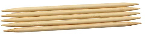 Glorex Stricknadeln Bambus 7,0mm 20cm, natur, 7mm