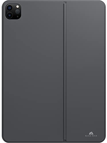 Black Rock Kickstand Cover Case | Suitable for Apple iPad Pro 4th Generation 2022 11 Inch I Smart Case | Magnetic Tablet Protective Case | Black