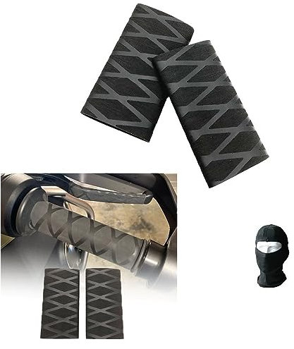 Compatible con Honda CB 1100 R Funda DE PUÑO Funda DE PUÑO, PUÑO TERMORETRÁCTIL para PUÑOS UNIVERSALES DE Moto-Scooter TAMBIÉN Manguitos DE Acelerador CALEFACTADOS 125X63