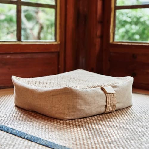 LuusMm Home Meditation Kissen, Yoga -Kissen, Meditationsbodenkissen, Verdickter Sitzkissen, Geeignet Für Tatami -Meditation, Büro, Küche, Stuhl, Bank, Sofa -Stuhlkissen Geeignet