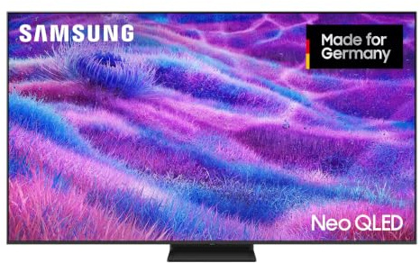 Samsung Neo QLED 4K QN80F 85 Zoll (214 cm) Mini LED Fernseher, NQ4 AI Gen2 Prozessor, Quantum Matrix Technology Core, 4K Upscaling, Dolby Atmos, Knox Security, Samsung Vision AI Smart TV