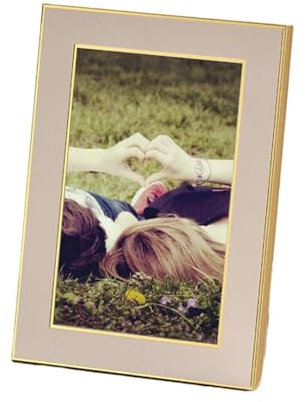 Whoiy Bilderrahmen 15x20 Gold Aluminum, Fotorahmen Glas Rechteckig Horizontal & Vertikal für Wandbehänge oder Tischdekoration, für Schreibtisch, Büro, Familie, Hochzeit oder Jahrestag