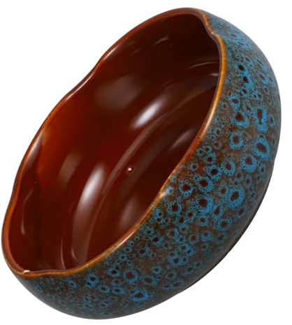 Kisangel Pot De Fleurs Céramique Hydroponique Grand Bol pour Lotus Jonquilles Balcon Terrasse Décoration Intérieur Jardin