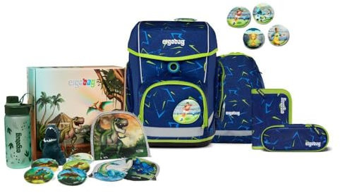 ergobag Cubo Jumbo Edition Schulranzen Set 6tlg. inkl. Fan-Box (SpitzenreitBär)