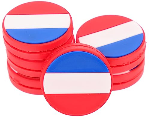 VICASKY Ammortizzatori Da Tennis Antivibranti in Silicone Set 6 Pezzi Motivo Bandiera Francese Leggeri Portatili Compatibili Racchette Per Miglior Controllo e Comfort Di Gioco