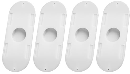VBSYUYQ 4Pcs Bee Escape Doors, Plastic One Way Porter Bee Escape for Beehive Honey Supers, White Bee Hive Gate Tool for Beekeeping Honey Harvesting