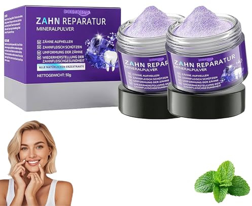 Zahnreparatur Mineralpuder, Zahnrestauration Pulver, Rolimey Viogloss Bienengift-Zahntherapie Oral Power, Dormorna Zähne Reparatur Mineral Pulver, Für Teethlovers(2)