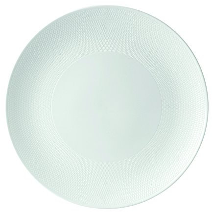 Wedgwood 40023847 - Piatto da portata Gio, in porcellana fine, 32,5 cm, colore: Bianco