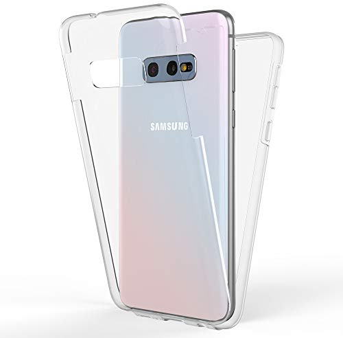 NALIA 360° Hülle für Samsung Galaxy S10e, 360 Grad - Case, Durchsichtig