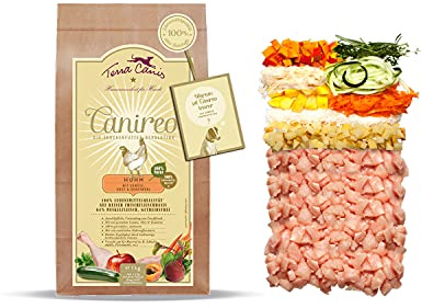 Terra Canis Pollo, verdura e frutta, Canireo cibo secco per cani, 1kg