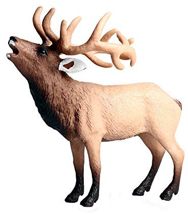 JOKFEICE Realistic Animal Figures Newfoundland Reindeer Figurines, Science Project, Cake Topper, Early Educational Toys Birthday for Toddlers Kids Age 3 4 5