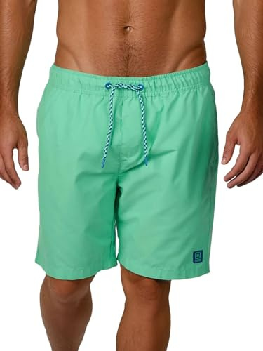 riverso Badehose Herren lang Badeshorts RIVDavid Regular Fit Schwimmhose Elastischer Bund Schwarz Blau Rot Grün Orange S M L XL XXL 3XL 4XL 5XL | Kurze Hose Taschen Shorts Elastischer Bund Schwarz Blau Rot Grün Orange S M L XL XXL 3XL 4XL 5XL