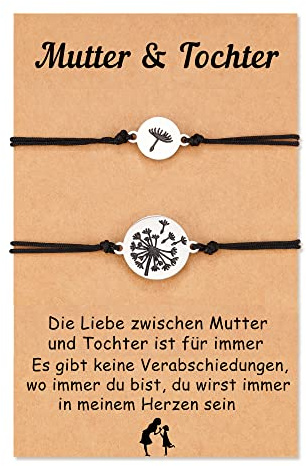 Aunis Mutter Tochter Geschenk Armband, Muttertagsgeschenk für Mama Mutter Tochter Geburtstag Geburtstagsgeschenk Muttertag Weihnachtsgeschenke Weihnachten Valentinstag