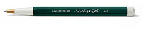 LEUCHTTURM1917 367280 Drehgriffel Nr. 1, forest green - Gelpen with black ink