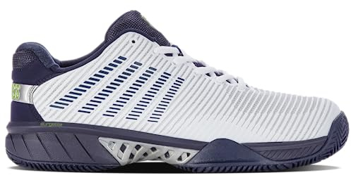 K-Swiss Performance Hypercourt Express 2 HB, Tennis Shoes, White/Peacoat/Silver,