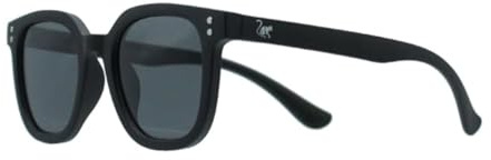 Surf Monkey Occhiali da sole polarizzati per ragazzo/ragazza | Protezione UV400 100% UVA e UVB sicuri | Senza BPA | 3-12 anni, Nero , Adatto per bambini di età 3-12 ans