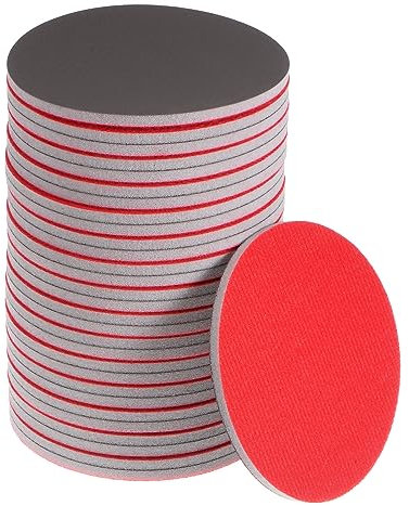 QUARKZMAN 30pz 3000 Grana Satinatura Spugna 5 Pollici Gancio e cerchio Spugna Satinatura Disco Umido/Asciutto per Auto Legno Muro a Secco Metallo
