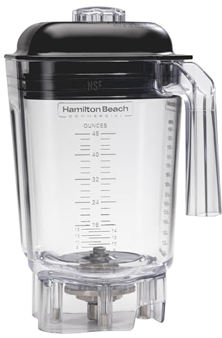 Hamilton Beach Commercial Summit Edge High-Performance Blender AirWhip Frothing BPA-Free Copolyester Container, 48 oz / 1.4 L Capacity, Fits Summit Edge Blender HBH855, NSF Certified, 6126-851
