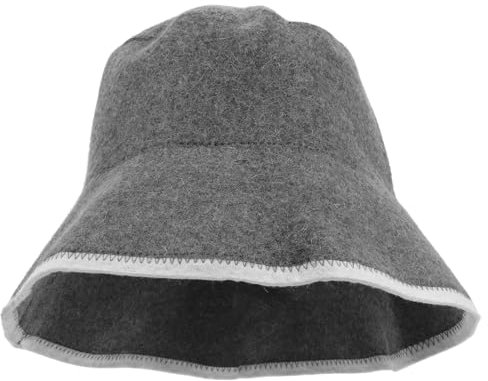 Yardwe Ukrainian Sauna Hat Hat Russian Shower Hat Bath Accessories Sauna Head Pack Sauna Hats Vaporarium Hat Sauna Fishing Hat Russian Banja Hat Wool Hair Set Man Household