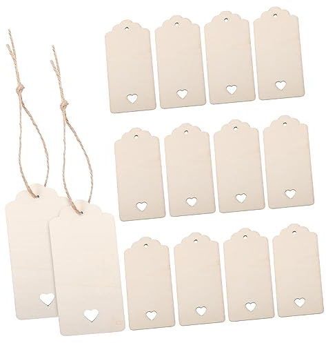 SHINEOFI 24sätze Holzanhänger Weihnachten Unfertige Weihnachtsdeko Ausschnitte Zum Malen Und Basteln Holzspäne Mit Weihnachtsmotiven Zum Aufhängen