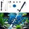 fdsmall Fish Tank Cleaner Aquarium Gravel Cleaner Electric Fish Tanks Cleaning Tools Adjustable Water Flow Aquarium Cleaner Kit Gravel Vacuum (Plug)