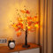 Herbstdeko Ahornblatt Baum Lichter mit 24 LEDs, Herbst Deko Lichterbaum Für Innen mit Timer und USB & Batteriebetrieben, 60cm Lichterbaum Für Tisch Herbstdeko Zum Aufhängen
