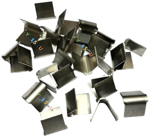 Lead Flashing Fixing Clips Fixes Lead Sheet Into A Joint Chase Joints 6mm - 18mm Lead Wedging Pointing Brickwork Pack of 25
