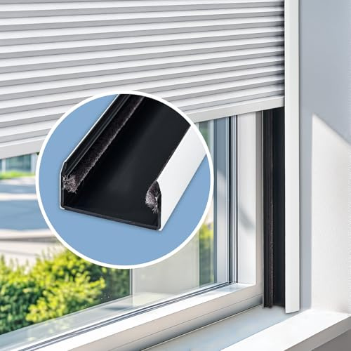 Keego Blackout Strips 100% Blackout, Easy to Install - Insulate and Protect Privacy Block Out Light from Both Sides of The Blinds Great for bedrooms Nursery Office use，4pcs，0.98 White