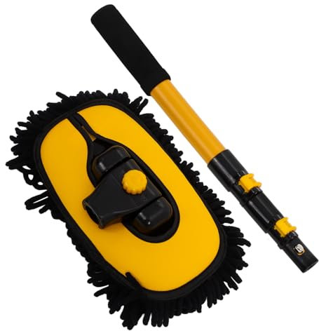 Gatuida Plumeau à Poussière Pour Voiture Brosse De Dépoussiérage Pour Intérieur De Voiture Et Tableau De Bord Balai De Nettoyage
