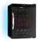 Klarstein Coachella 60 - Frigo per Bibite, 60L, Frigo per Bibite con Vetrina e WiFi, Illuminazione LED in 7 Colori, Sportello in Vetro, Controllo Touch, 3 Ripiani, 3-18°C, Nero