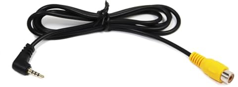 SWVYDC Car Reversing Cameras Parking Assistant 2.5mm AV IN Converter Cable Fit For Car Rear View Reverse Parking Camera To Car DVR Camcoder