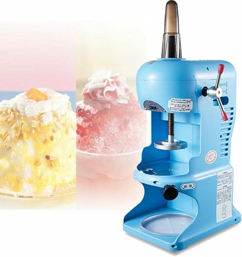 VYUJHNBG Macchina Elettrica per Triturare Ghiaccio, Alta Efficienza 90 kg/H, Finezza Regolabile del Ghiaccio, Ideale per Cocktail E Frullati